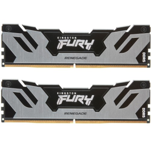 Модуль памяти для компьютера DDR5 48GB (2x24GB) 7200 MHz Renegade Silver XMP Kingston Fury (ex.HyperX) (KF572C38RSK2-48) Модуль памяти для компьютера DDR5 48GB (2x24GB) 7200 MHz Renegade Silver XMP Kingston Fury (ex.HyperX) (KF572C38RSK2-48)