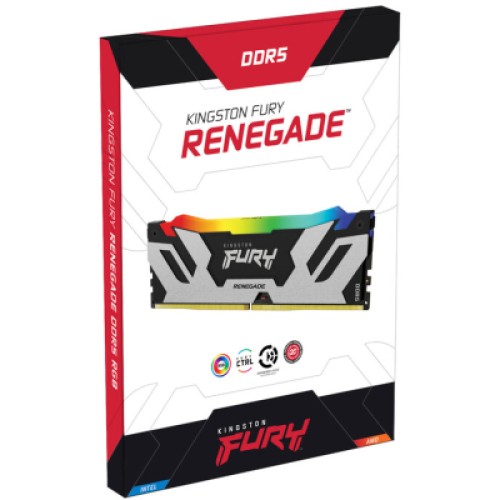 Модуль памяти для компьютера DDR5 96GB (2x48GB) 6000 MHz Renegade RGB XMP Kingston Fury (ex.HyperX) (KF560C32RSAK2-96)