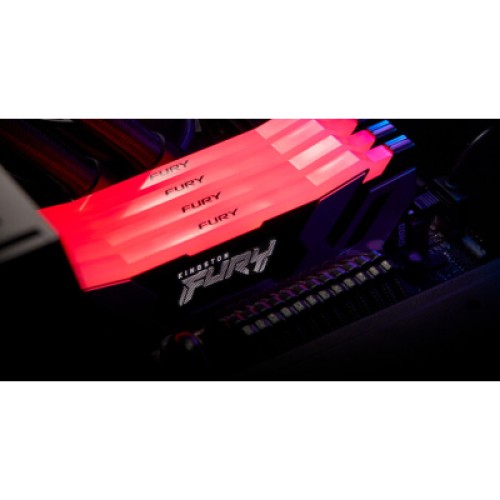 Модуль памяти для компьютера DDR5 96GB (2x48GB) 6000 MHz Renegade RGB XMP Kingston Fury (ex.HyperX) (KF560C32RSAK2-96)