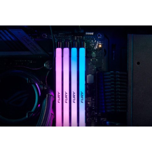 Модуль памяти для компьютера DDR5 96GB (2x48GB) 6000 MHz Renegade RGB XMP Kingston Fury (ex.HyperX) (KF560C32RSAK2-96)