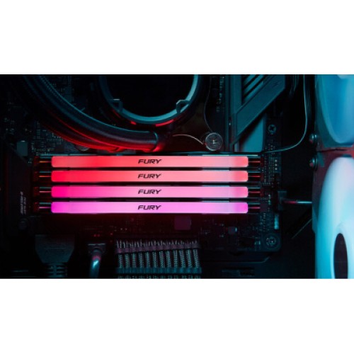 Модуль памяти для компьютера DDR5 96GB (2x48GB) 6400 MHz Renegade RGB XMP Kingston Fury (ex.HyperX) (KF564C32RSAK2-96)