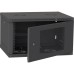 Шкаф настенный Ipcom 6U, 600*600, перфорированные дверца, RAL9005 (СН-6U-060х060-ДП-9005)