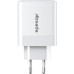 Зарядное устройство Proda AZEADA Seagulls AZ-19 GaN5 65W USB-A (QC4.0) USB-C (PD3.0) white (AZ-19-WH)