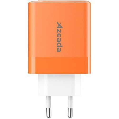 Зарядное устройство Proda AZEADA Seagulls AZ-19 GaN5 65W USB-A (QC4.0) USB-C (PD3.0) orange (AZ-19-OR)
