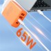 Зарядное устройство Proda AZEADA Seagulls AZ-19 GaN5 65W USB-A (QC4.0) USB-C (PD3.0) orange (AZ-19-OR)