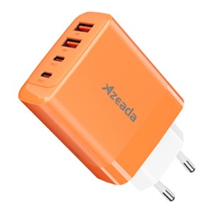 Зарядное устройство Proda AZEADA Seagulls AZ-19 GaN5 65W USB-A (QC4.0) USB-C (PD3.0) orange (AZ-19-OR)
