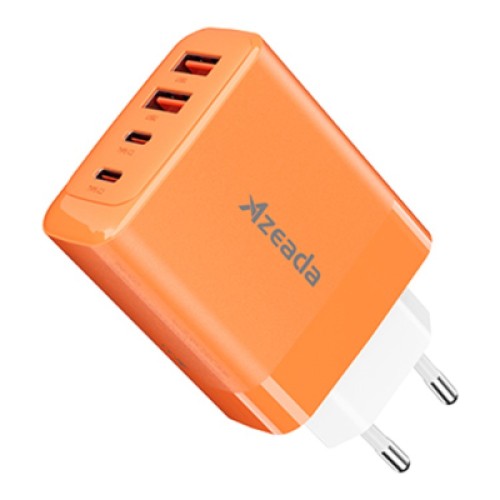 Зарядное устройство Proda AZEADA Seagulls AZ-19 GaN5 65W USB-A (QC4.0) USB-C (PD3.0) orange (AZ-19-OR)