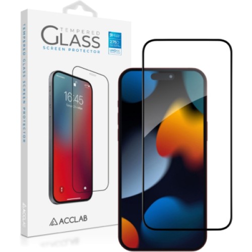 Стекло защитное ACCLAB Full Glue Apple iPhone 15 Pro Max (1283126575402)