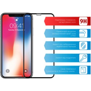 Стекло защитное ACCLAB Full Glue Apple iPhone XR/11 (1283126508196)