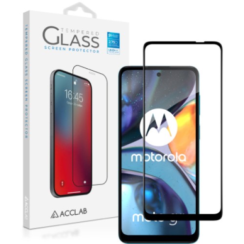 Стекло защитное ACCLAB Full Glue MOTO G22 (1283126542206)
