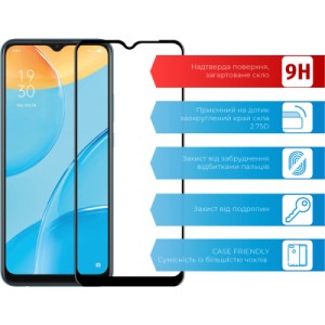 Скло захисне ACCLAB Full Glue Oppo A15 (1283126510991)