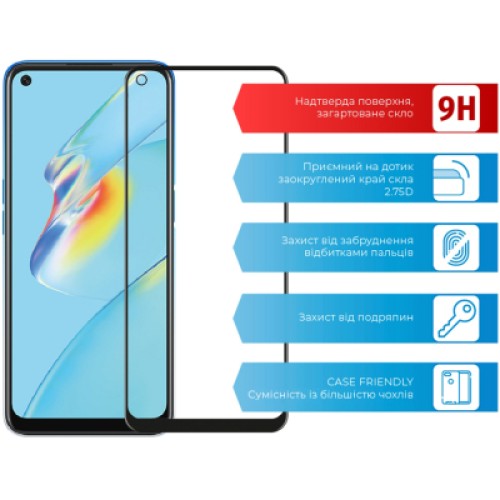 Стекло защитное ACCLAB Full Glue Oppo A54 (1283126512674)