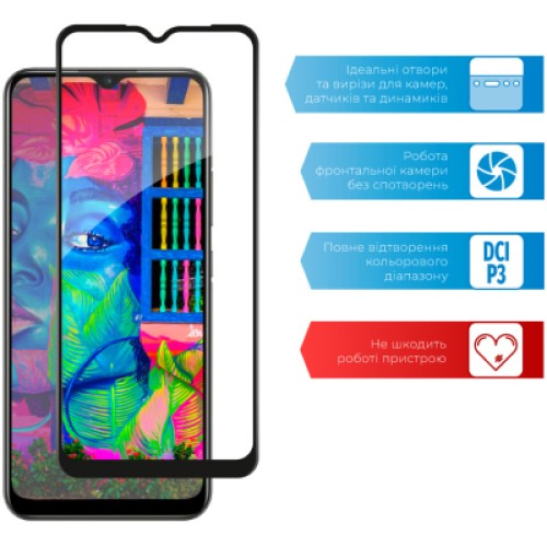 Стекло защитное ACCLAB Full Glue Realme C25Y (1283126542350)