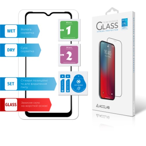 Стекло защитное ACCLAB Full Glue Realme C31 (1283126540721)