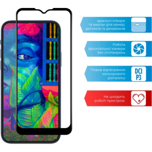Стекло защитное ACCLAB Full Glue Samsung A03S (1283126515330)