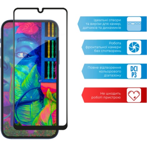 Стекло защитное ACCLAB Full Glue Samsung M22 (1283126517518)