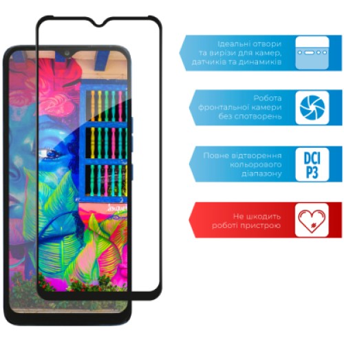 Стекло защитное ACCLAB Full Glue Tecno Pop 5 LTE (1283126535345)