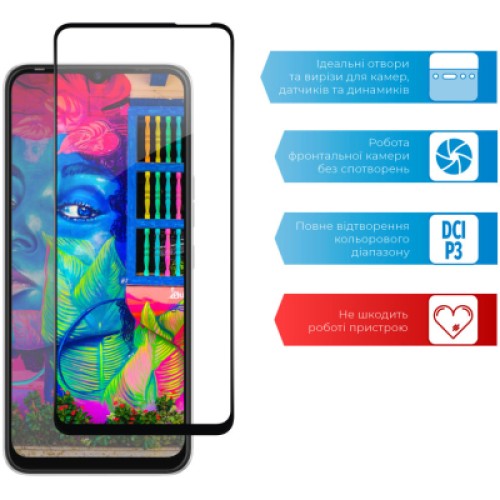 Стекло защитное ACCLAB Full Glue Tecno Spark 8C (1283126542466)