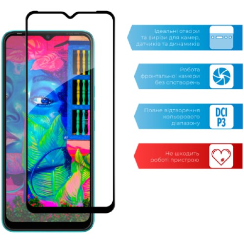 Стекло защитное ACCLAB Full Glue Tecno Spark Go 2022 (1283126542305)
