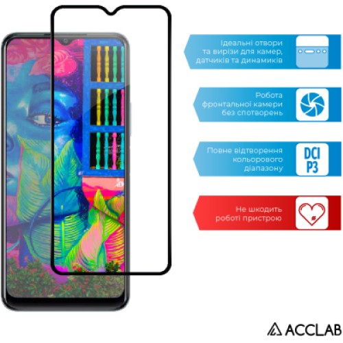 Стекло защитное ACCLAB Full Glue VIVO Y21 (1283126526923)