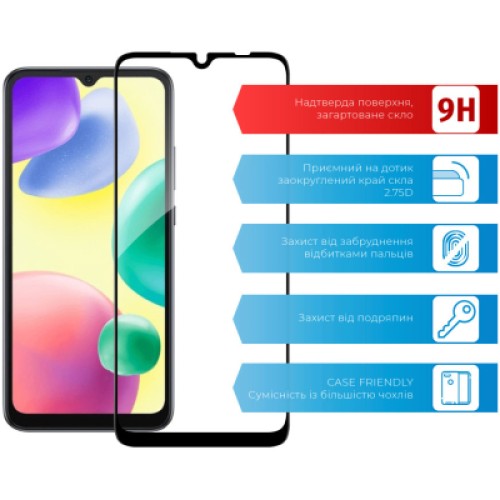 Стекло защитное ACCLAB Full Glue Xiaomi Redmi 10A (1283126537783)