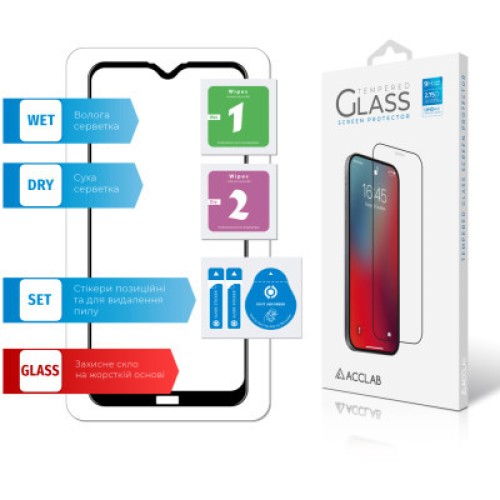 Стекло защитное ACCLAB Full Glue Xiaomi Redmi 8A (1283126508745)