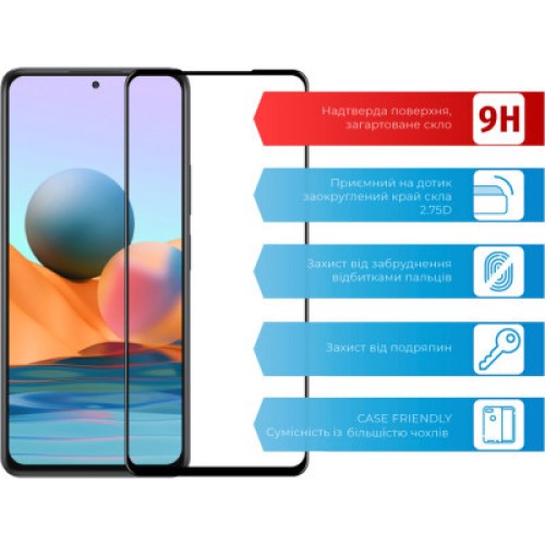 Стекло защитное ACCLAB Full Glue Xiaomi Redmi Note 10 Pro (1283126511240)