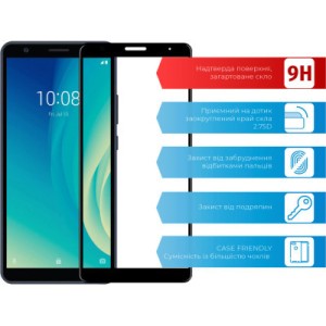 Стекло защитное ACCLAB Full Glue ZTE L210 (1283126508943)