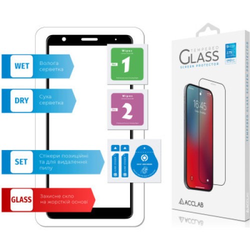 Стекло защитное ACCLAB Full Glue ZTE L210 (1283126508943)