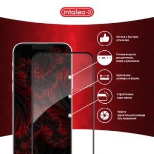 Стекло защитное Intaleo Full Glue ESD Apple Iphone 13/13 Pro (1283126535598)