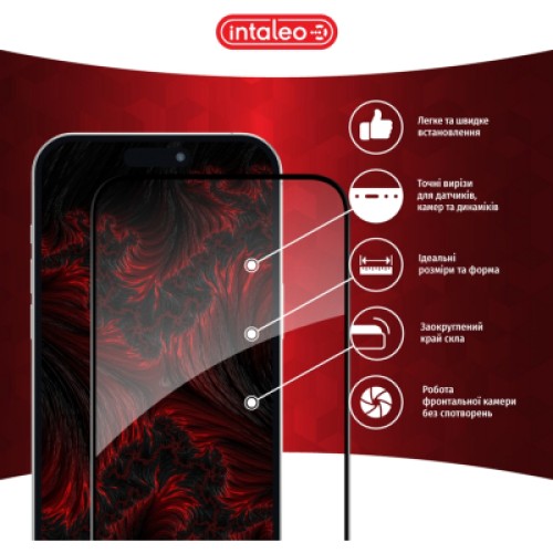 Стекло защитное Intaleo Full Glue Apple iPhone 15 (1283126575242)
