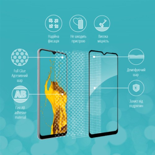 Стекло защитное Piko Full Glue Oppo A16 (1283126522062)