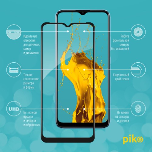 Стекло защитное Piko Full Glue RealMe C21Y (1283126518546)