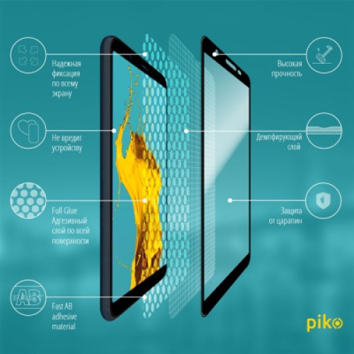 Стекло защитное Piko Full Glue Samsung M01 core (1283126505058)