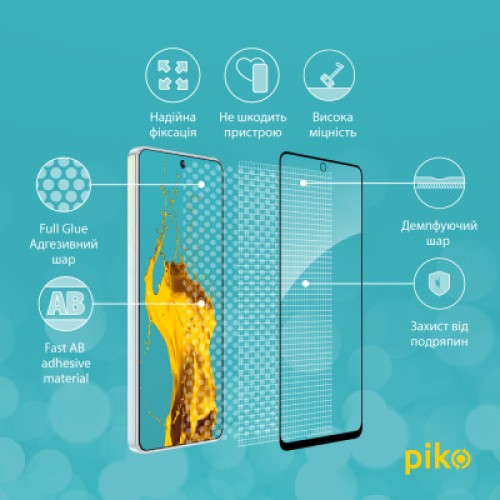 Стекло защитное Piko Full Glue Tecno Camon 19/19 Pro (1283126547287)