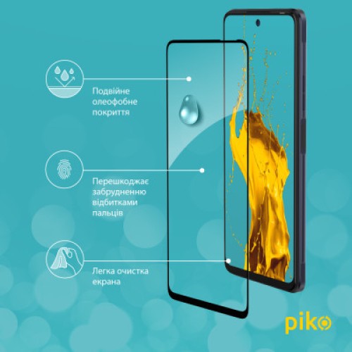 Стекло защитное Piko Full Glue Tecno Pova (1283126515248)