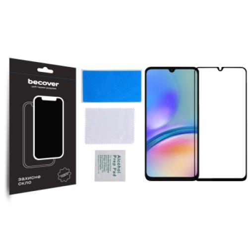 Стекло защитное BeCover Samsung Galaxy A05 SM-A055/A05s SM-A057 Black (710157)