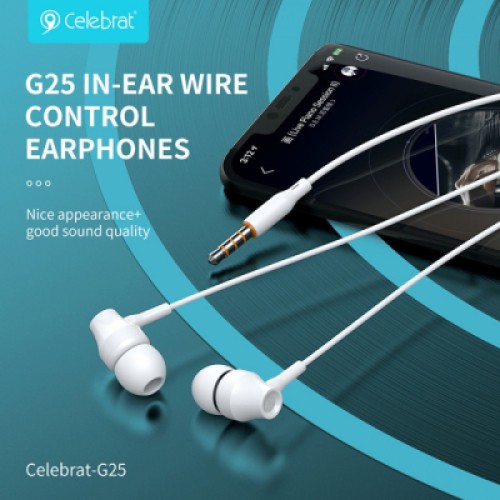 Наушники Celebrat G25 White (1006645)