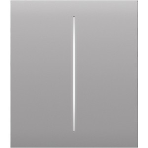 Розумний вимикач Ajax CenterButton 2-gang/Білий (CenterButton 2-gang/Fog)