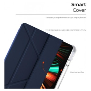 Чехол для планшета Armorstandart Y-type Case with Pencil Holder Apple iPad Pro 12.9 2020 / 2021 Dark Blue (ARM62321)