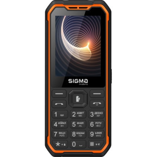 Мобильный телефон Sigma X-style 310 Force Type-C Black Orange (4827798855126)