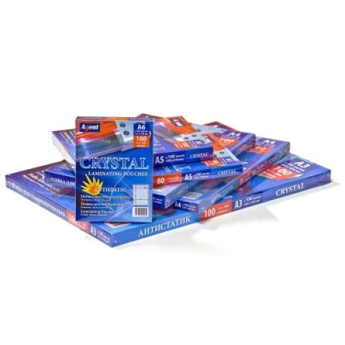 Пленка для ламинирования Agent глянц. А3 (303х426) 200мк Agent ANTISTATIC, уп/100 (3130046)