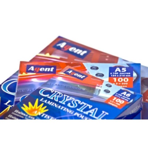 Пленка для ламинирования Agent глянц. А3 (303х426) 250мк Agent ANTISTATIC, уп/100 (3130051)