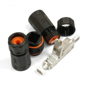 Коннектор RJ45 водонепроницаемый IP68, cat.6A STP Eserver (WT-2611)