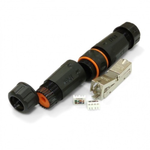 Коннектор RJ45 водонепроницаемый IP68, cat.6A STP Eserver (WT-2611)