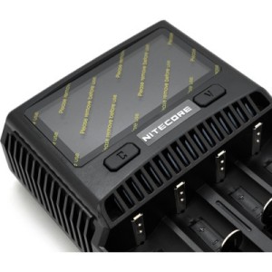 Зарядное устройство для аккумуляторов Nitecore SC4 (4 channels, LCD, Li-ion, Ni-MH, Ni-Cd, AA(R6), ААA(R03), AAAA, С(R14), 3A) (NITD4LCDSC4)
