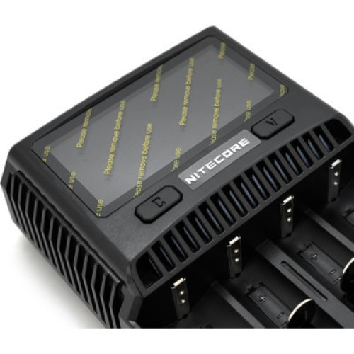 Зарядное устройство для аккумуляторов Nitecore SC4 (4 channels, LCD, Li-ion, Ni-MH, Ni-Cd, AA(R6), ААA(R03), AAAA, С(R14), 3A) (NITD4LCDSC4)