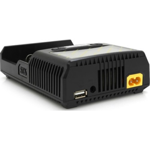 Зарядное устройство для аккумуляторов Nitecore SC4 (4 channels, LCD, Li-ion, Ni-MH, Ni-Cd, AA(R6), ААA(R03), AAAA, С(R14), 3A) (NITD4LCDSC4)