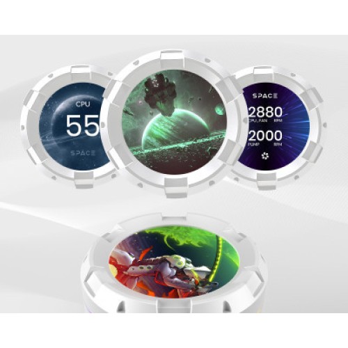 Система жидкостного охлаждения ID-Cooling SL240 WHITE