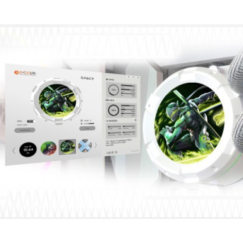 Система жидкостного охлаждения ID-Cooling SL240 WHITE